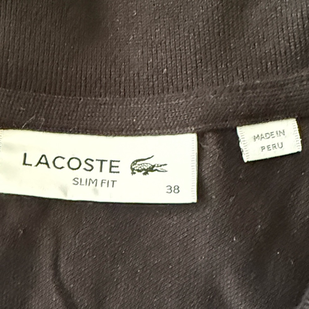 Lacoste Women's Slim Fit Stretch Mini Piqué Polo Dress Sz 38 - Picture 3 of 5